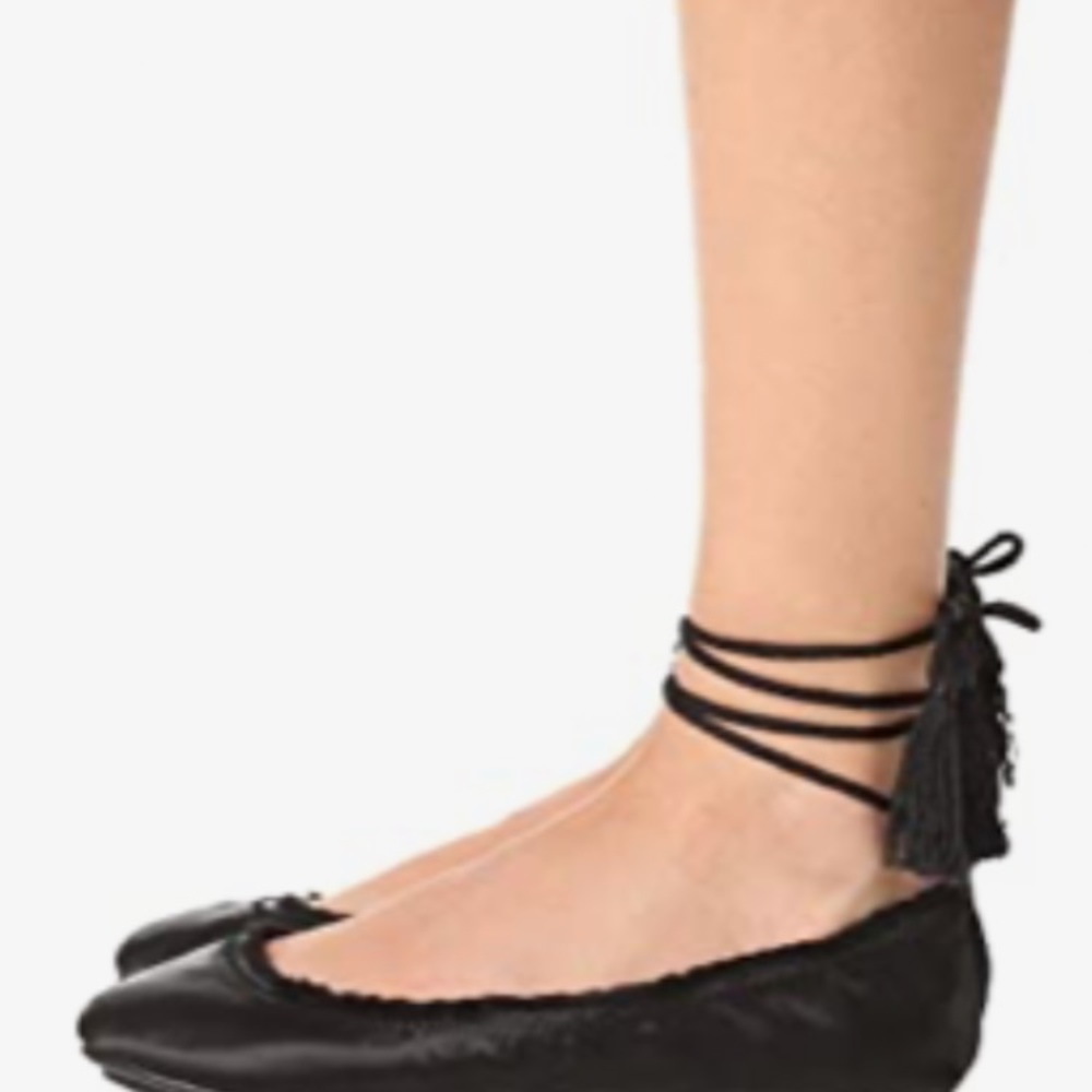 - - Black Ballet Flat Josie size 7